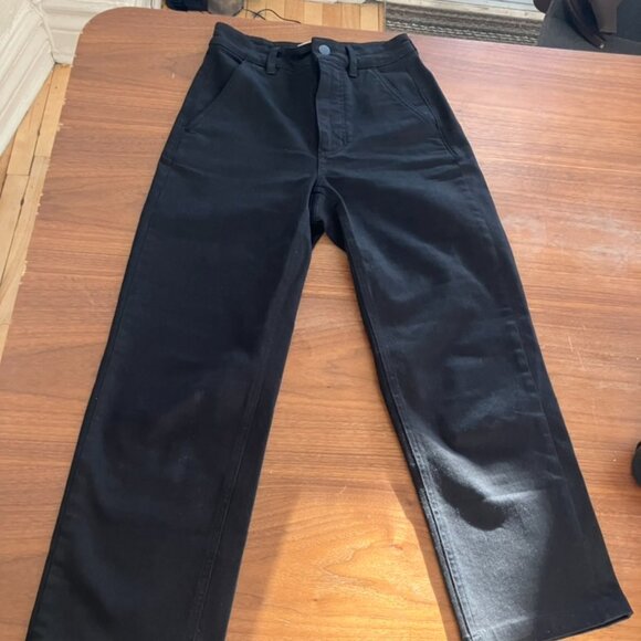 Everlane Cotton Utility Wide-Leg Pant Size 00 - Picture 2 of 5